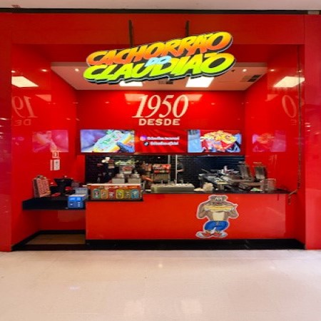 Logo da loja cachorrão do claudião